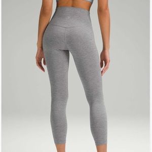 Heather gray lulu align leggings